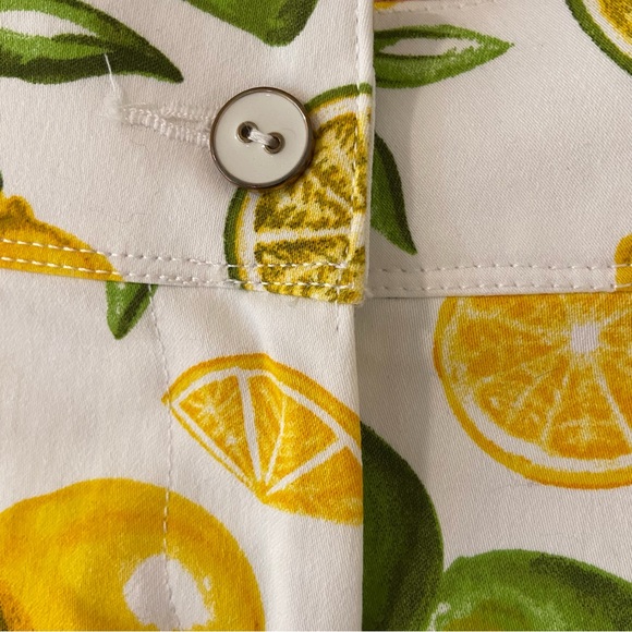 Isaac Mizrahi Citrus Print Women's Shorts Size 4 - Picture 4 of 12